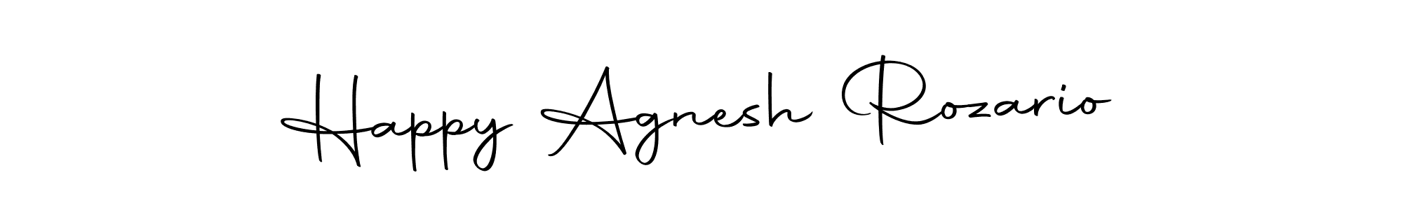 Make a beautiful signature design for name Happy Agnesh Rozario. With this signature (Autography-DOLnW) style, you can create a handwritten signature for free. Happy Agnesh Rozario signature style 10 images and pictures png