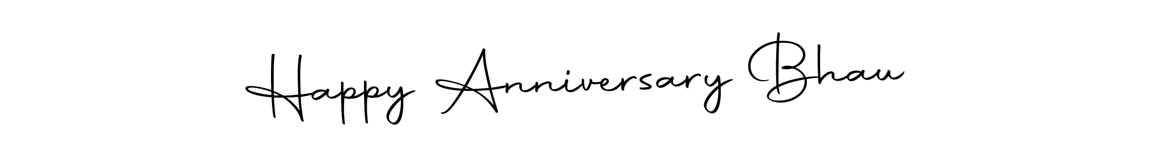 Make a beautiful signature design for name Happy Anniversary Bhau . Use this online signature maker to create a handwritten signature for free. Happy Anniversary Bhau  signature style 10 images and pictures png