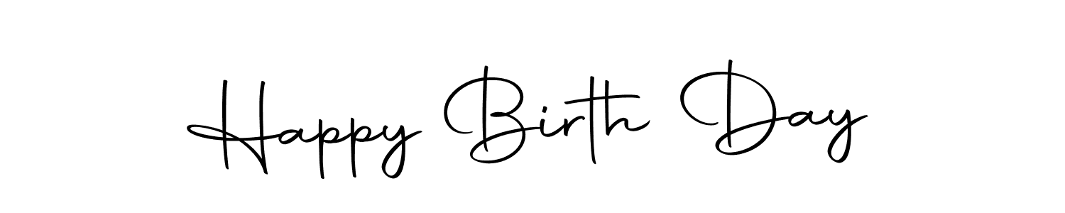 How to make Happy Birth Day name signature. Use Autography-DOLnW style for creating short signs online. This is the latest handwritten sign. Happy Birth Day signature style 10 images and pictures png