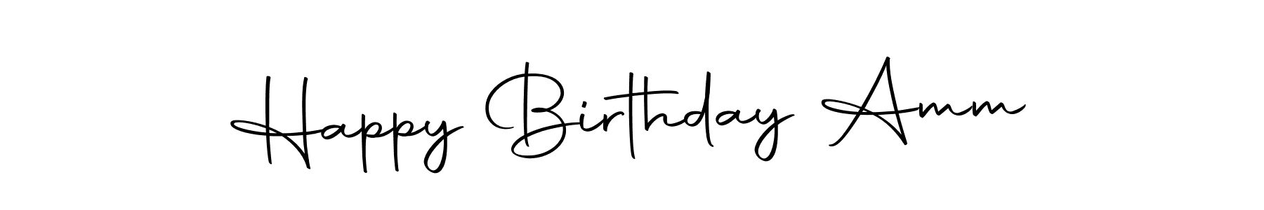 Happy Birthday Amm stylish signature style. Best Handwritten Sign (Autography-DOLnW) for my name. Handwritten Signature Collection Ideas for my name Happy Birthday Amm. Happy Birthday Amm signature style 10 images and pictures png