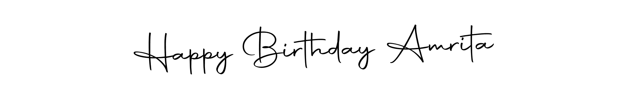 if you are searching for the best signature style for your name Happy Birthday Amrita. so please give up your signature search. here we have designed multiple signature styles  using Autography-DOLnW. Happy Birthday Amrita signature style 10 images and pictures png