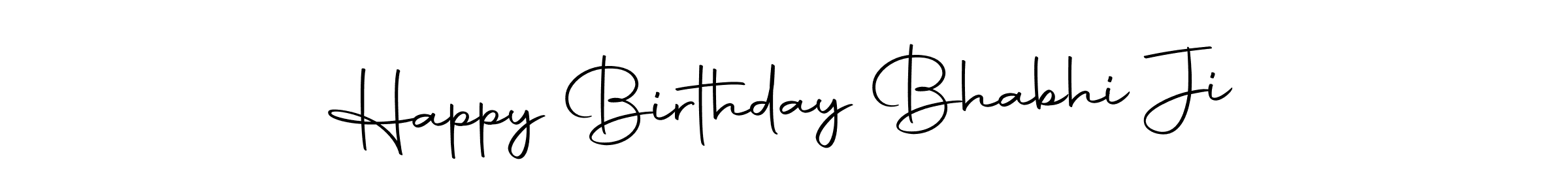 It looks lik you need a new signature style for name Happy Birthday Bhabhi Ji. Design unique handwritten (Autography-DOLnW) signature with our free signature maker in just a few clicks. Happy Birthday Bhabhi Ji signature style 10 images and pictures png