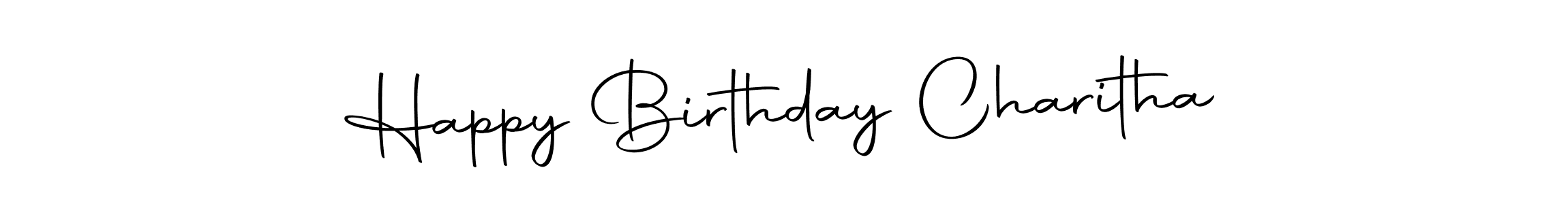 Happy Birthday Charitha stylish signature style. Best Handwritten Sign (Autography-DOLnW) for my name. Handwritten Signature Collection Ideas for my name Happy Birthday Charitha. Happy Birthday Charitha signature style 10 images and pictures png