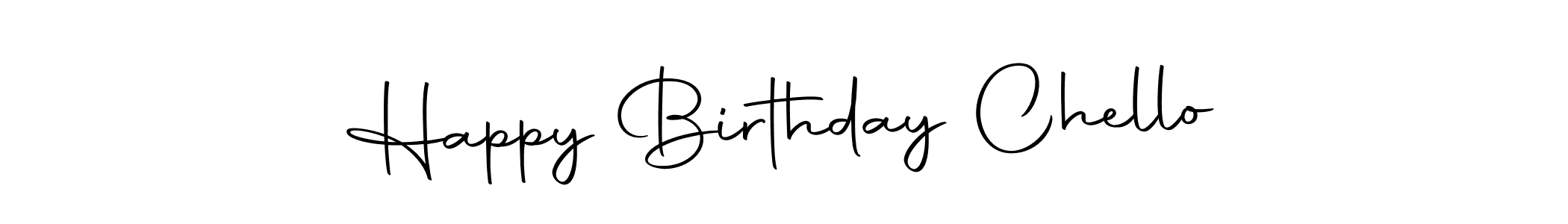 Create a beautiful signature design for name Happy Birthday Chello. With this signature (Autography-DOLnW) fonts, you can make a handwritten signature for free. Happy Birthday Chello signature style 10 images and pictures png