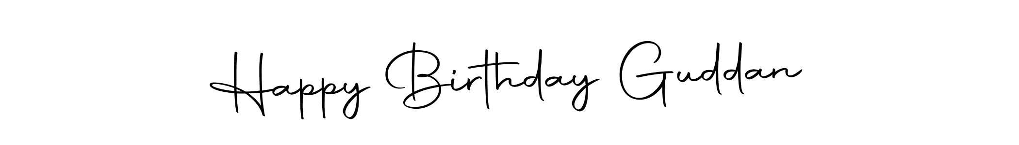 How to Draw Happy Birthday Guddan signature style? Autography-DOLnW is a latest design signature styles for name Happy Birthday Guddan. Happy Birthday Guddan signature style 10 images and pictures png