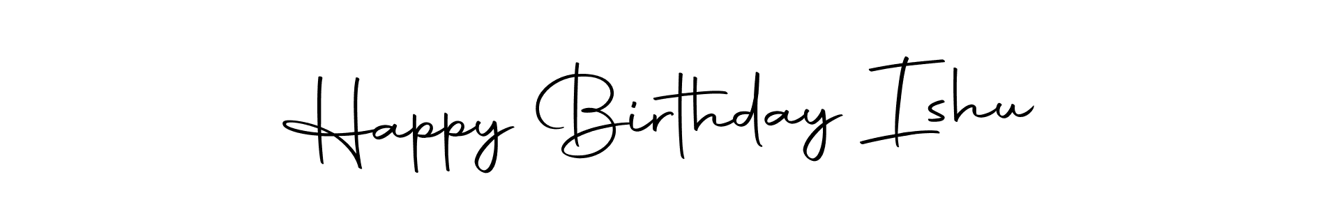 Similarly Autography-DOLnW is the best handwritten signature design. Signature creator online .You can use it as an online autograph creator for name Happy Birthday Ishu. Happy Birthday Ishu signature style 10 images and pictures png