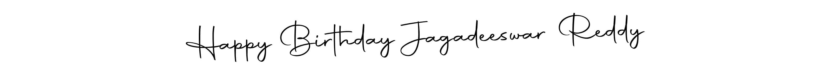 Also we have Happy Birthday Jagadeeswar Reddy name is the best signature style. Create professional handwritten signature collection using Autography-DOLnW autograph style. Happy Birthday Jagadeeswar Reddy signature style 10 images and pictures png