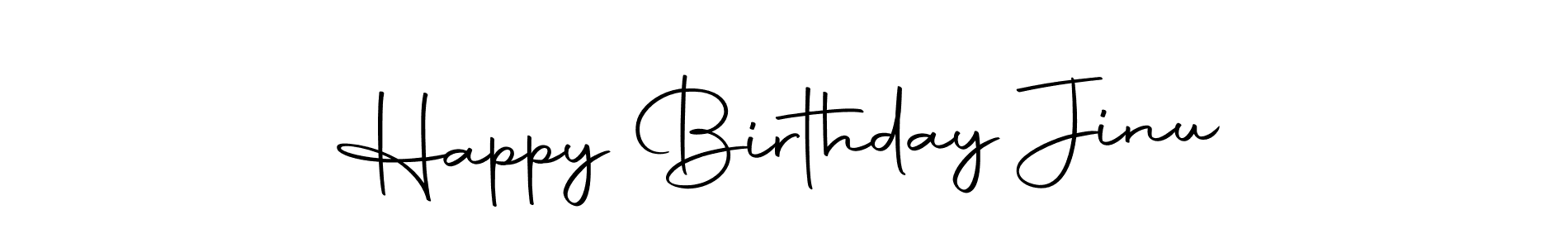 Also You can easily find your signature by using the search form. We will create Happy Birthday Jinu name handwritten signature images for you free of cost using Autography-DOLnW sign style. Happy Birthday Jinu signature style 10 images and pictures png