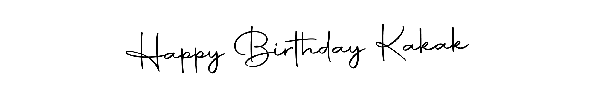 Happy Birthday Kakak stylish signature style. Best Handwritten Sign (Autography-DOLnW) for my name. Handwritten Signature Collection Ideas for my name Happy Birthday Kakak. Happy Birthday Kakak signature style 10 images and pictures png