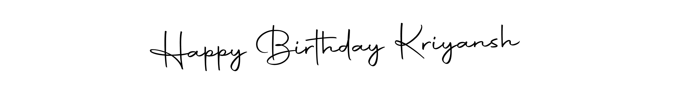 Also You can easily find your signature by using the search form. We will create Happy Birthday Kriyansh name handwritten signature images for you free of cost using Autography-DOLnW sign style. Happy Birthday Kriyansh signature style 10 images and pictures png