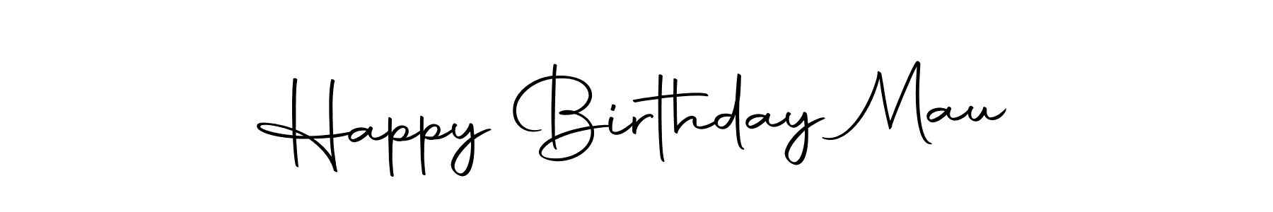 Here are the top 10 professional signature styles for the name Happy Birthday Mau. These are the best autograph styles you can use for your name. Happy Birthday Mau signature style 10 images and pictures png