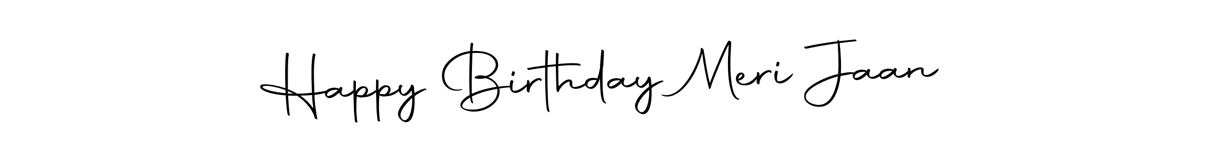 It looks lik you need a new signature style for name Happy Birthday Meri Jaan. Design unique handwritten (Autography-DOLnW) signature with our free signature maker in just a few clicks. Happy Birthday Meri Jaan signature style 10 images and pictures png