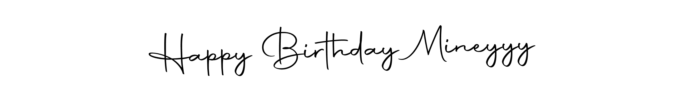 Make a beautiful signature design for name Happy Birthday Mineyyy. Use this online signature maker to create a handwritten signature for free. Happy Birthday Mineyyy signature style 10 images and pictures png