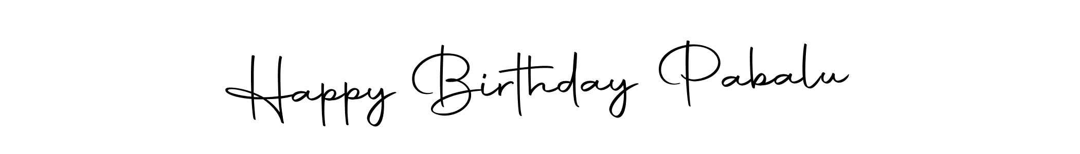 The best way (Autography-DOLnW) to make a short signature is to pick only two or three words in your name. The name Happy Birthday Pabalu include a total of six letters. For converting this name. Happy Birthday Pabalu signature style 10 images and pictures png