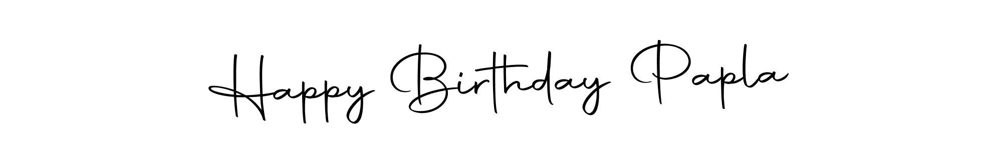 Similarly Autography-DOLnW is the best handwritten signature design. Signature creator online .You can use it as an online autograph creator for name Happy Birthday Papla. Happy Birthday Papla signature style 10 images and pictures png