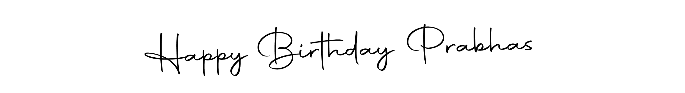 You can use this online signature creator to create a handwritten signature for the name Happy Birthday Prabhas. This is the best online autograph maker. Happy Birthday Prabhas signature style 10 images and pictures png