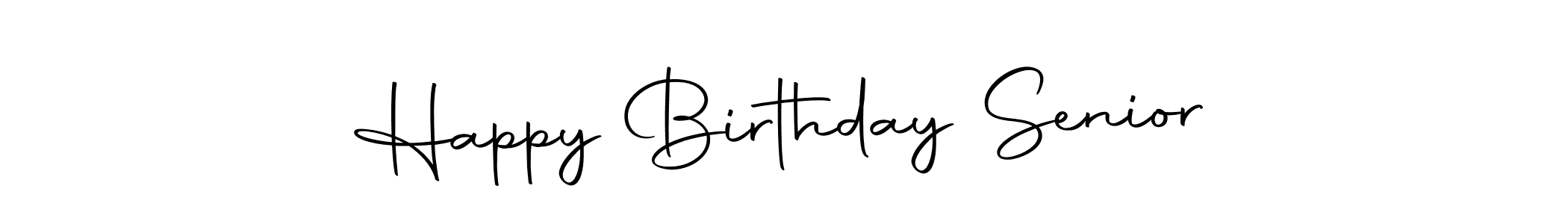 Here are the top 10 professional signature styles for the name Happy Birthday Senior. These are the best autograph styles you can use for your name. Happy Birthday Senior signature style 10 images and pictures png