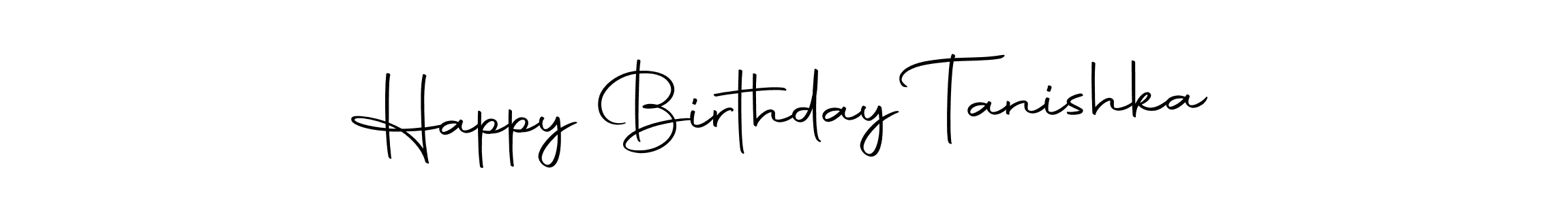 It looks lik you need a new signature style for name Happy Birthday Tanishka. Design unique handwritten (Autography-DOLnW) signature with our free signature maker in just a few clicks. Happy Birthday Tanishka signature style 10 images and pictures png
