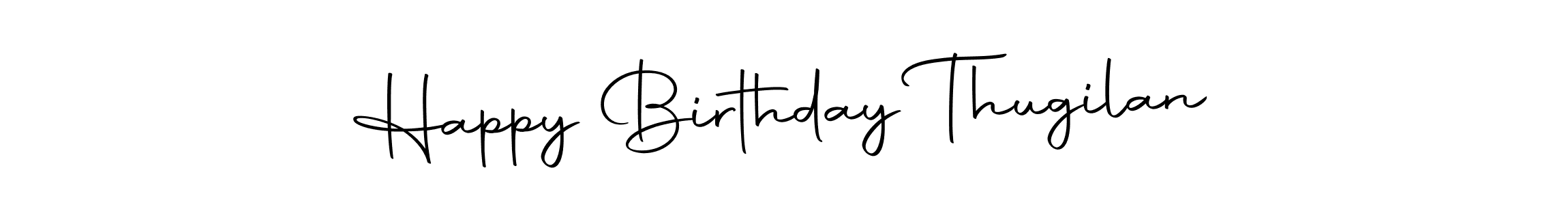 Use a signature maker to create a handwritten signature online. With this signature software, you can design (Autography-DOLnW) your own signature for name Happy Birthday Thugilan. Happy Birthday Thugilan signature style 10 images and pictures png