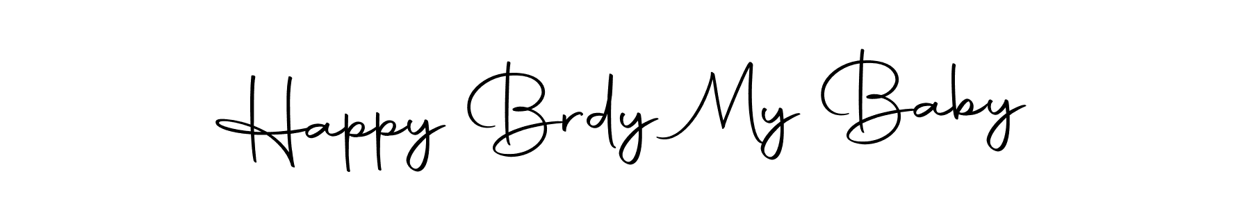 Also we have Happy Brdy My Baby name is the best signature style. Create professional handwritten signature collection using Autography-DOLnW autograph style. Happy Brdy My Baby signature style 10 images and pictures png