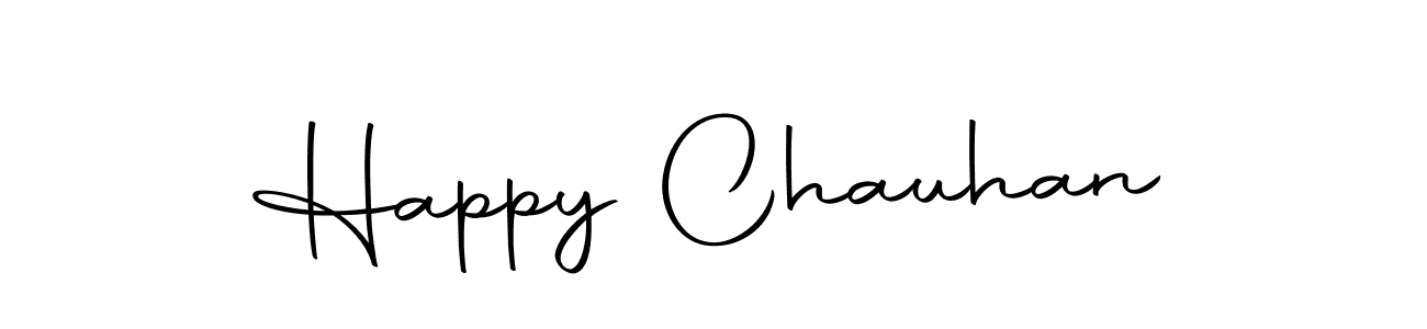 Similarly Autography-DOLnW is the best handwritten signature design. Signature creator online .You can use it as an online autograph creator for name Happy Chauhan. Happy Chauhan signature style 10 images and pictures png