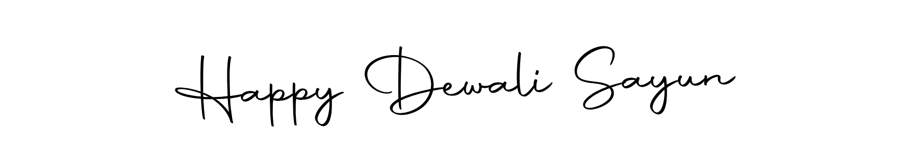 The best way (Autography-DOLnW) to make a short signature is to pick only two or three words in your name. The name Happy Dewali Sayun include a total of six letters. For converting this name. Happy Dewali Sayun signature style 10 images and pictures png