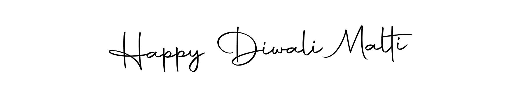Happy Diwali Malti stylish signature style. Best Handwritten Sign (Autography-DOLnW) for my name. Handwritten Signature Collection Ideas for my name Happy Diwali Malti. Happy Diwali Malti signature style 10 images and pictures png