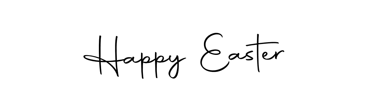 Happy Easter stylish signature style. Best Handwritten Sign (Autography-DOLnW) for my name. Handwritten Signature Collection Ideas for my name Happy Easter. Happy Easter signature style 10 images and pictures png