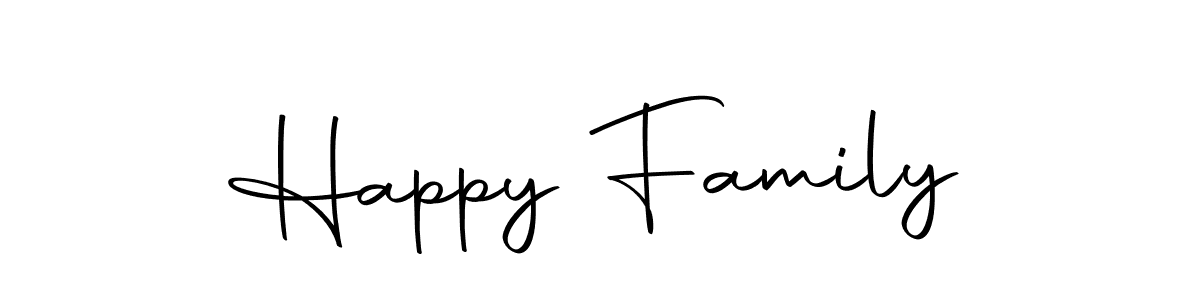 Autography-DOLnW is a professional signature style that is perfect for those who want to add a touch of class to their signature. It is also a great choice for those who want to make their signature more unique. Get Happy Family name to fancy signature for free. Happy Family signature style 10 images and pictures png
