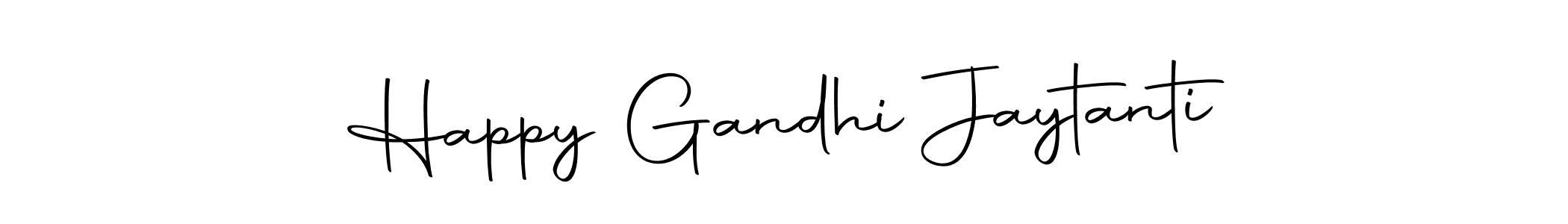 Design your own signature with our free online signature maker. With this signature software, you can create a handwritten (Autography-DOLnW) signature for name Happy Gandhi Jaytanti. Happy Gandhi Jaytanti signature style 10 images and pictures png