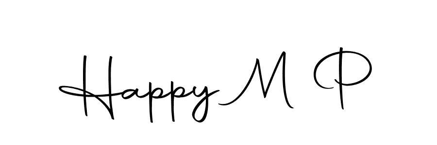 Once you've used our free online signature maker to create your best signature Autography-DOLnW style, it's time to enjoy all of the benefits that Happy M P name signing documents. Happy M P signature style 10 images and pictures png