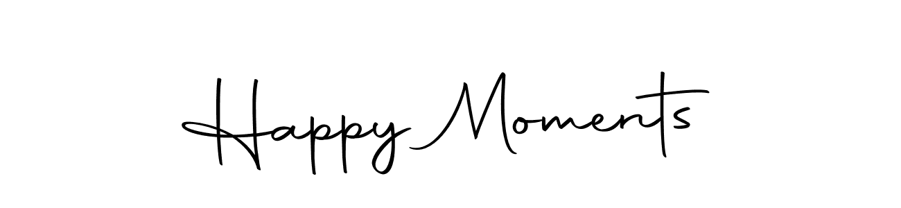 Make a beautiful signature design for name Happy Moments. With this signature (Autography-DOLnW) style, you can create a handwritten signature for free. Happy Moments signature style 10 images and pictures png