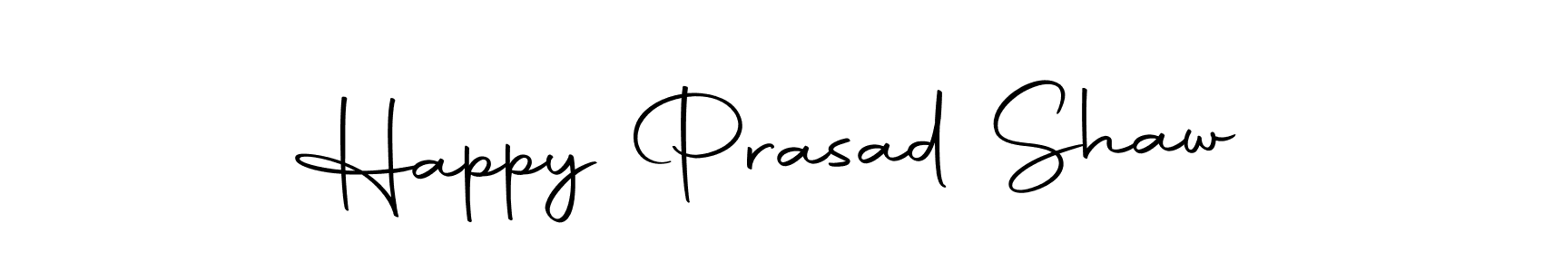 Design your own signature with our free online signature maker. With this signature software, you can create a handwritten (Autography-DOLnW) signature for name Happy Prasad Shaw. Happy Prasad Shaw signature style 10 images and pictures png