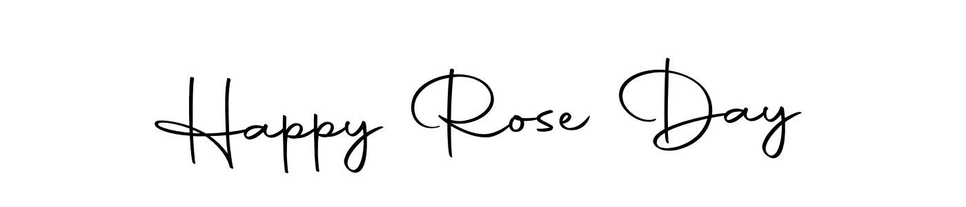 Happy Rose Day stylish signature style. Best Handwritten Sign (Autography-DOLnW) for my name. Handwritten Signature Collection Ideas for my name Happy Rose Day. Happy Rose Day signature style 10 images and pictures png