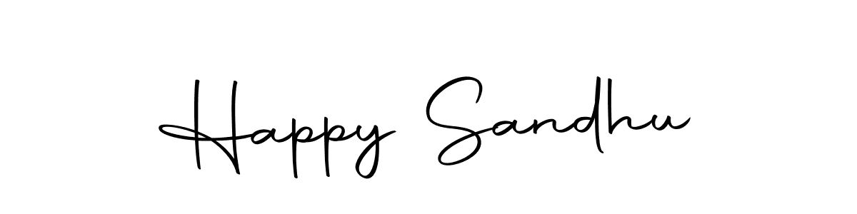 Create a beautiful signature design for name Happy Sandhu. With this signature (Autography-DOLnW) fonts, you can make a handwritten signature for free. Happy Sandhu signature style 10 images and pictures png