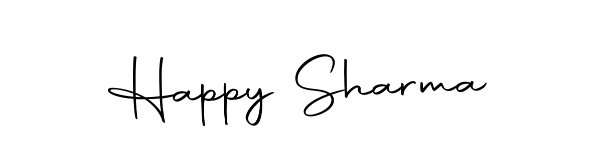 Make a beautiful signature design for name Happy Sharma. Use this online signature maker to create a handwritten signature for free. Happy Sharma signature style 10 images and pictures png