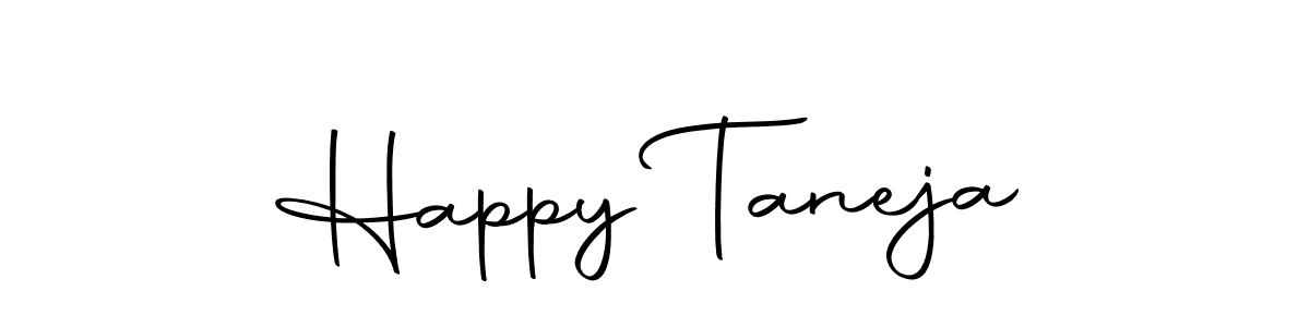 How to make Happy Taneja name signature. Use Autography-DOLnW style for creating short signs online. This is the latest handwritten sign. Happy Taneja signature style 10 images and pictures png