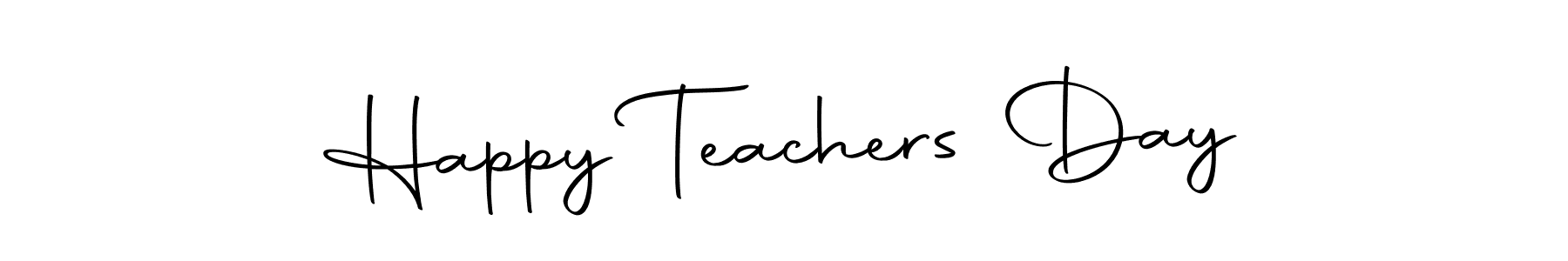 Autography-DOLnW is a professional signature style that is perfect for those who want to add a touch of class to their signature. It is also a great choice for those who want to make their signature more unique. Get Happy Teachers Day name to fancy signature for free. Happy Teachers Day signature style 10 images and pictures png