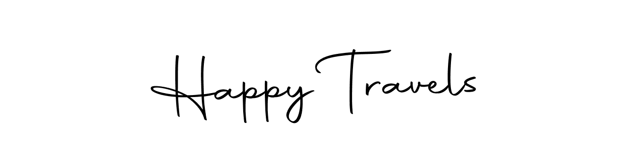 Use a signature maker to create a handwritten signature online. With this signature software, you can design (Autography-DOLnW) your own signature for name Happy Travels. Happy Travels signature style 10 images and pictures png