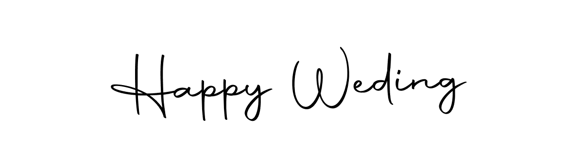 Autography-DOLnW is a professional signature style that is perfect for those who want to add a touch of class to their signature. It is also a great choice for those who want to make their signature more unique. Get Happy Weding name to fancy signature for free. Happy Weding signature style 10 images and pictures png