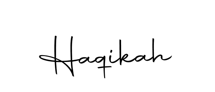 You can use this online signature creator to create a handwritten signature for the name Haqikah. This is the best online autograph maker. Haqikah signature style 10 images and pictures png