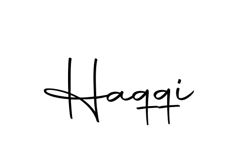 How to make Haqqi signature? Autography-DOLnW is a professional autograph style. Create handwritten signature for Haqqi name. Haqqi signature style 10 images and pictures png