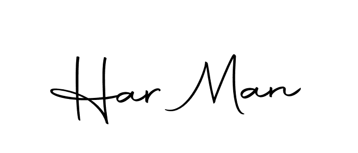 Design your own signature with our free online signature maker. With this signature software, you can create a handwritten (Autography-DOLnW) signature for name Har Man. Har Man signature style 10 images and pictures png