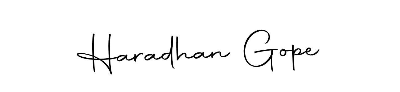 Here are the top 10 professional signature styles for the name Haradhan Gope. These are the best autograph styles you can use for your name. Haradhan Gope signature style 10 images and pictures png