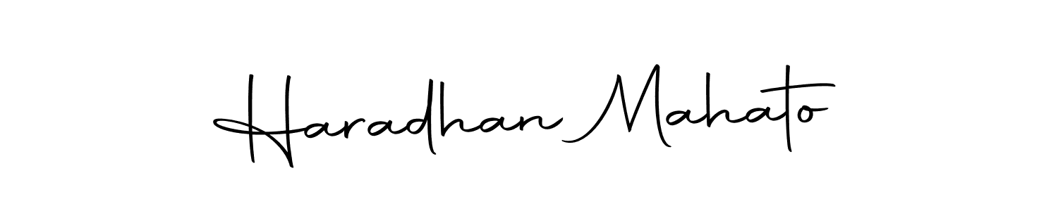 if you are searching for the best signature style for your name Haradhan Mahato. so please give up your signature search. here we have designed multiple signature styles  using Autography-DOLnW. Haradhan Mahato signature style 10 images and pictures png