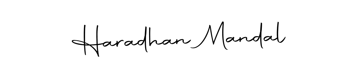 Create a beautiful signature design for name Haradhan Mandal. With this signature (Autography-DOLnW) fonts, you can make a handwritten signature for free. Haradhan Mandal signature style 10 images and pictures png