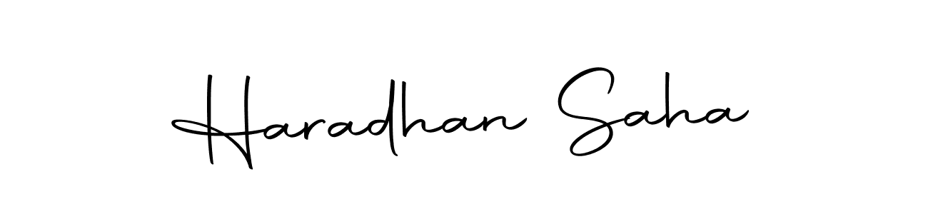 Make a beautiful signature design for name Haradhan Saha. With this signature (Autography-DOLnW) style, you can create a handwritten signature for free. Haradhan Saha signature style 10 images and pictures png