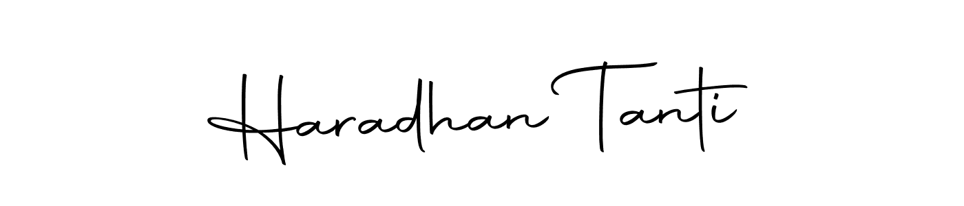 Create a beautiful signature design for name Haradhan Tanti. With this signature (Autography-DOLnW) fonts, you can make a handwritten signature for free. Haradhan Tanti signature style 10 images and pictures png