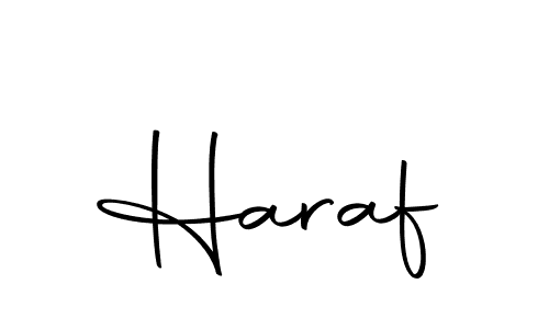 Create a beautiful signature design for name Haraf. With this signature (Autography-DOLnW) fonts, you can make a handwritten signature for free. Haraf signature style 10 images and pictures png