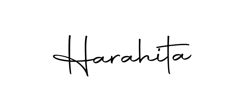 Harahita stylish signature style. Best Handwritten Sign (Autography-DOLnW) for my name. Handwritten Signature Collection Ideas for my name Harahita. Harahita signature style 10 images and pictures png